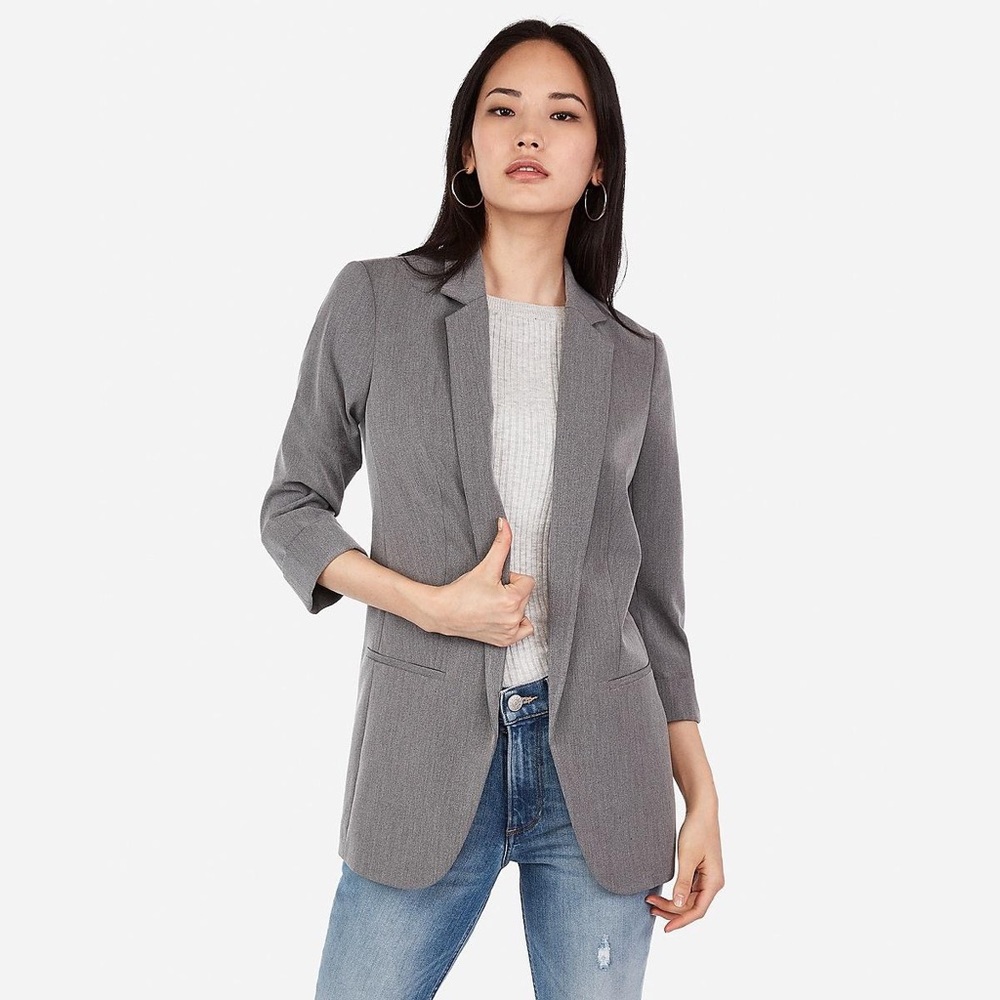Express Gray Women's Blazer